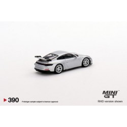 Mini GT Porsche 911 (992) GT3 GT Silver Metallic