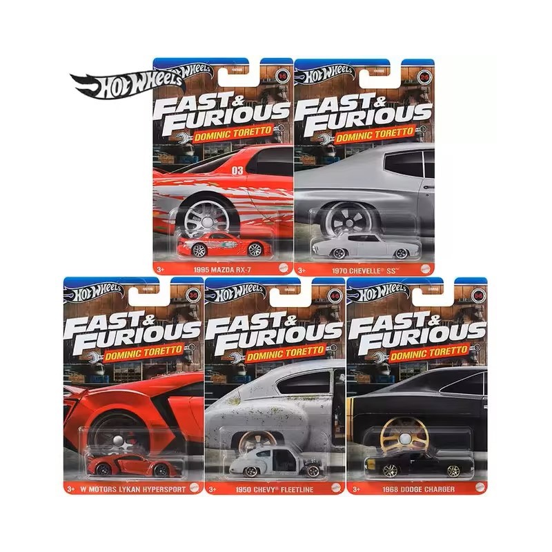 Hot Wheels Set x5 Dominic Toretto