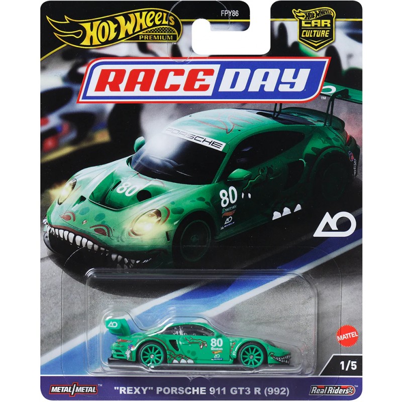 Hot Wheels 'Rexy' Porsche 911 GT3 R (992) Race Day 2