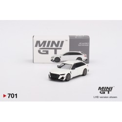 Mini GT Audi ABT RS6-R Glacier White Metallic