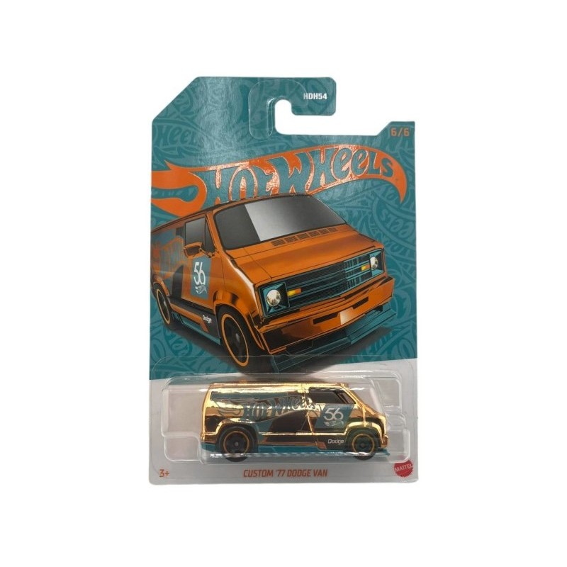 Hot Wheels Chase Custom '77 Dodge Van Pearl & Chrome