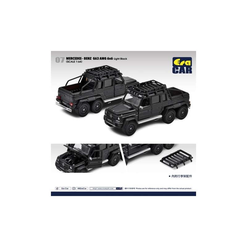 Era Car Mercedes-Benz G63 AMG 6x6 Light Black 1/64