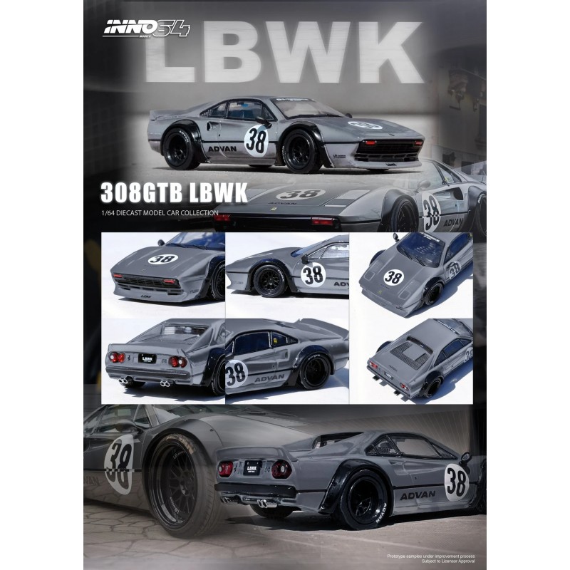 Inno64 LBWK Ferrari 308 GTB Liberty Walk 1/64