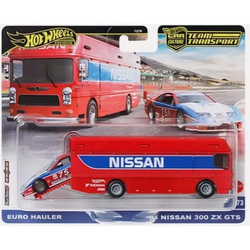 Hot Wheels Team Transport Nissan 300 ZX GTS & Euro Hauler