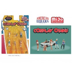 American Diorama Cosplay Otaku Figures Diorama 1/64