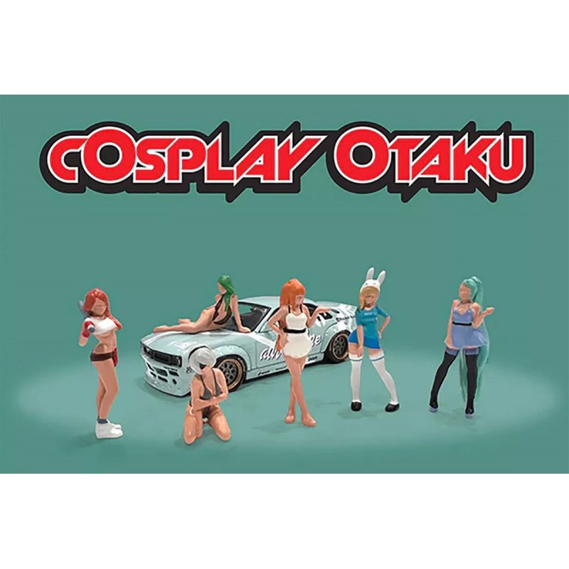 American Diorama Cosplay Otaku Figures Diorama 1/64