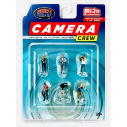 American Diorama Camera Crew Figures Diorama 1/64