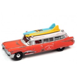 Johnny Lightning 1959 Cadillac Ambulance Surf Shark