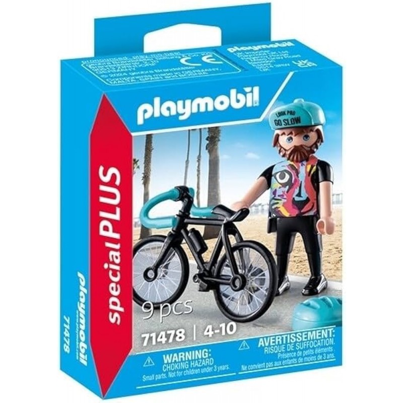 Playmobil 71478 Ciclista de Carretera