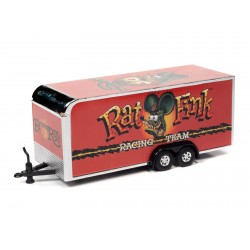 Auto World Rat Fink Enclosed Trailer Mijo Exclusives 1/64