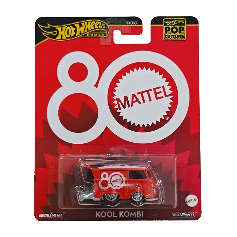 Hot Wheels Kool Kombi 80th Anniversary Mattel Pop Culture