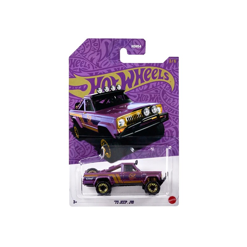 Hot Wheels '73 Jeep J10 Pearl & Chrome 57th