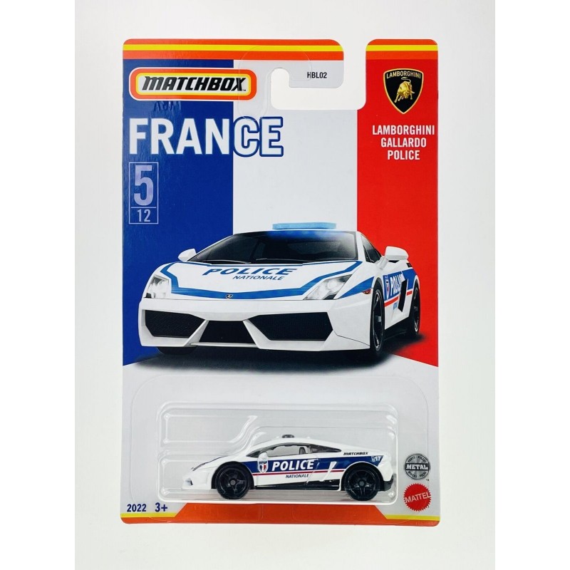 Matchbox Lamborghini Gallardo Police Best of France