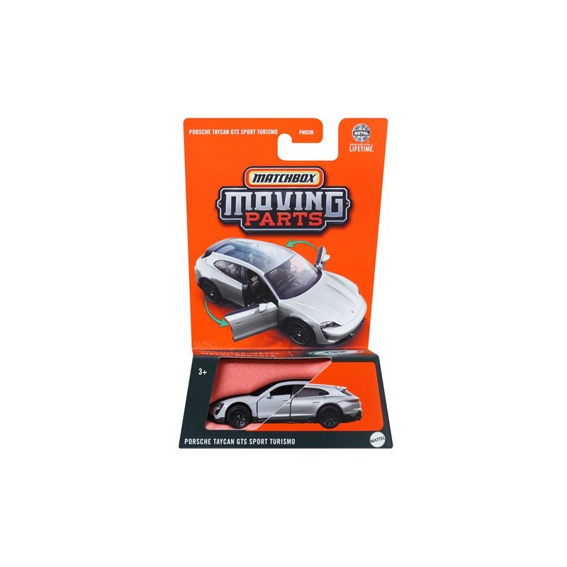 Matchbox Moving Parts Porsche Taycan GTS Gran Turismo