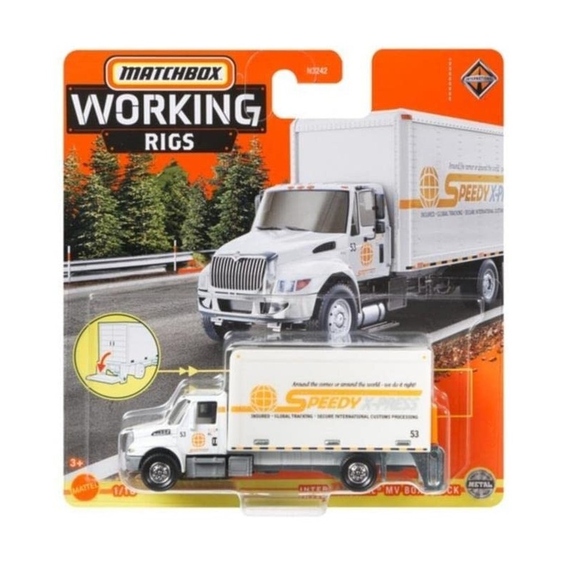 Matchbox Working Rigs International MV Box Truck