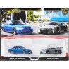 Hot Wheels Premium 2 Pack Audi S4 Quattro & Audi R8 LMS