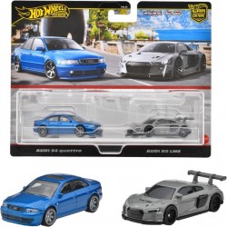Hot Wheels Premium 2 Pack Audi S4 Quattro & Audi R8 LMS