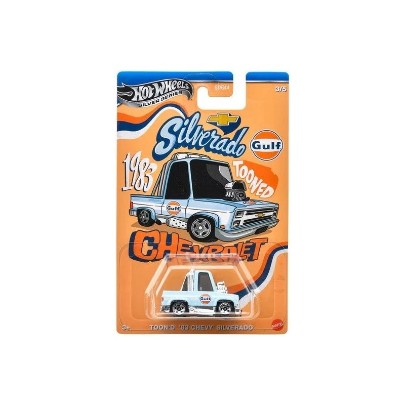 Hot Wheels Toon'd '83 Chevy Silverado Tooned Gulf