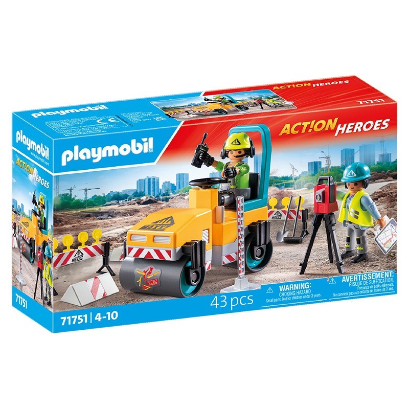 Playmobil 71751 Construccion de Carreteras