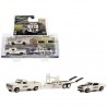 Greenlight 1969 Ford F-100 Ford Mustang Boss 429 on Tandem Car Trailer