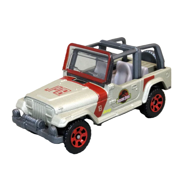 Matchbox Jeep Wrangler Rollbar Jurassic Park