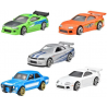 Hot Wheels Fast and Furious Brian O'Conner Set x5