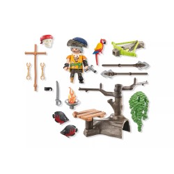 Playmobil Pirata con Ballesta y Pirañas