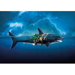 Playmobil Tiburon Gigante con Pirata