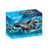 Playmobil Tiburon Gigante con Pirata