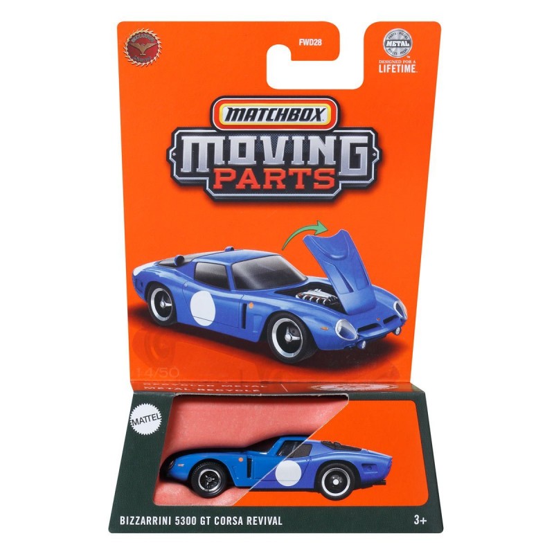 Matchbox Moving Parts Bizzarrini 5300 GT Corsa Revival