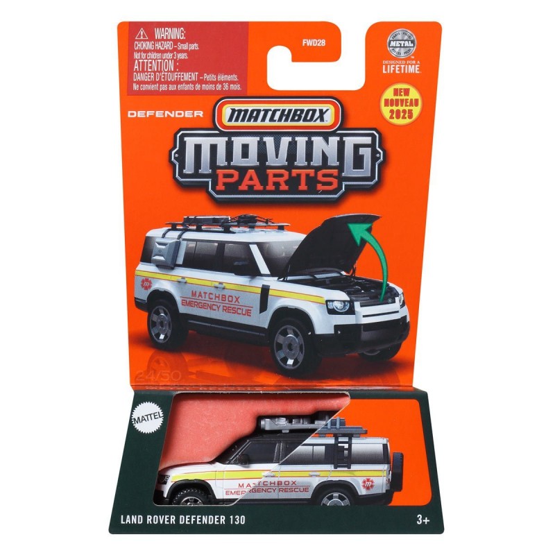 Matchbox Moving Parts Land Rover Defender 130