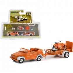 Greenlight 1973 Volkswagen Type 181 "Thing" & 1920 Indian Scout & Utility Trailer