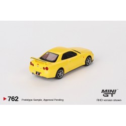 Mini GT Nissan Skyline GT-R (R34) V-Spec Lightning Yellow