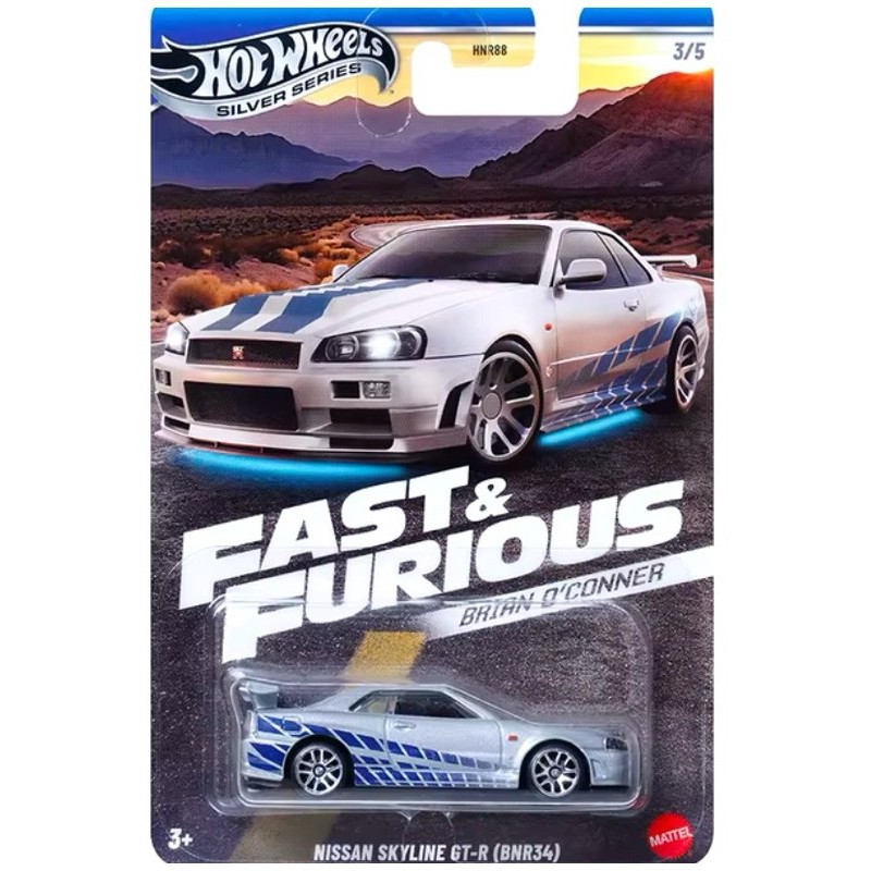 Hot Wheels Nissan Skyline GT-R (BNR34) Brian O'conner
