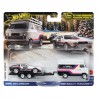 Hot Wheels Team Transport DMC Delorean & Hw Rally Hauler
