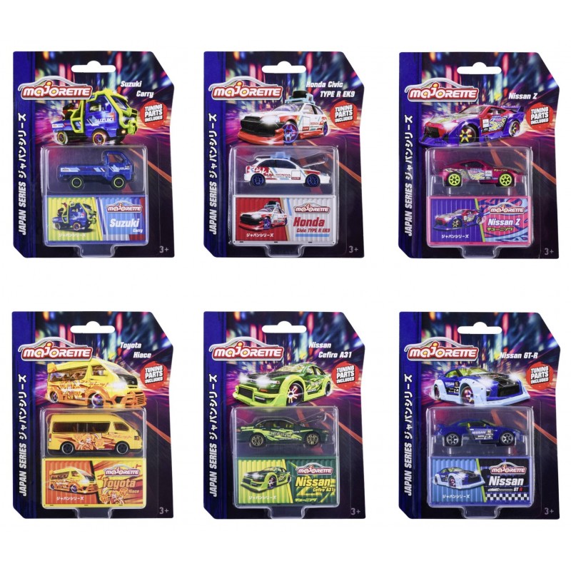 Majorette Japan Series Deluxe Set x6