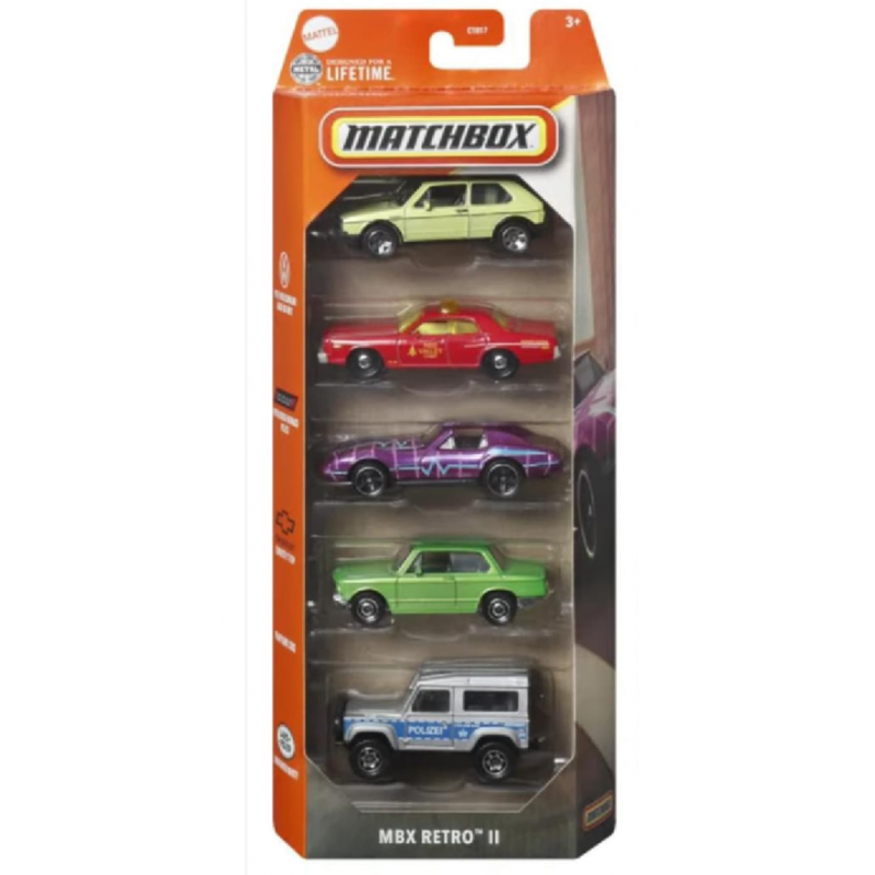 Matchbox MBX Retro II Pack-5