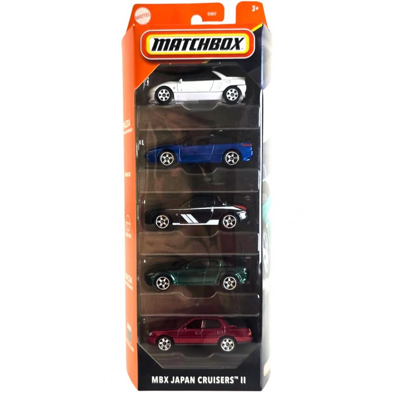 Matchbox MBX Japan Cruisers II Pack-5
