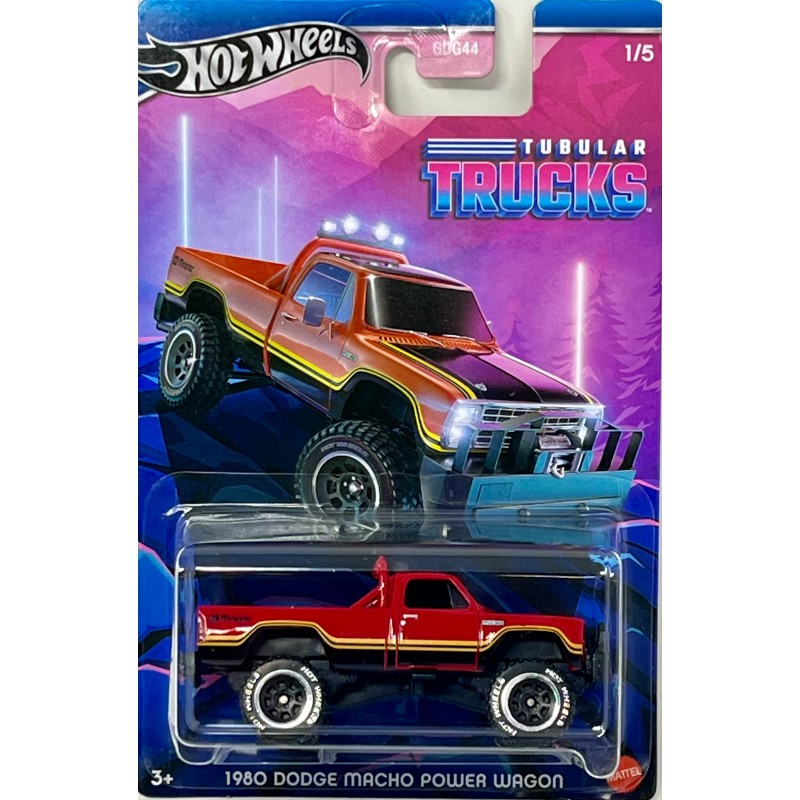 Hot Wheels 1980 Dodge Macho Power Wagon Tubular Trucks