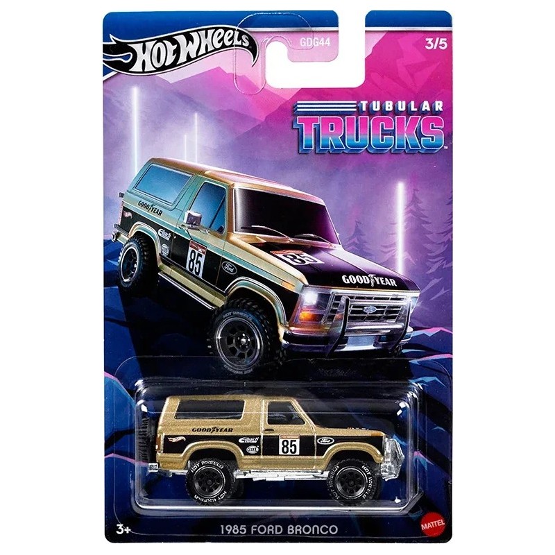 Hot Wheels 1985 Ford Bronco Tubular Trucks
