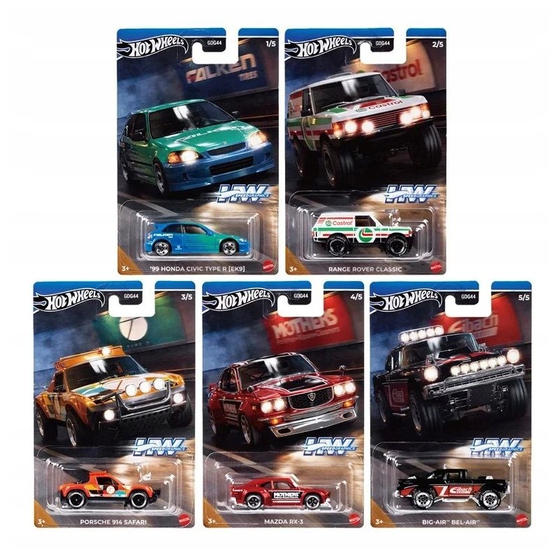 Hot Wheels Set x5 Speed Graphics