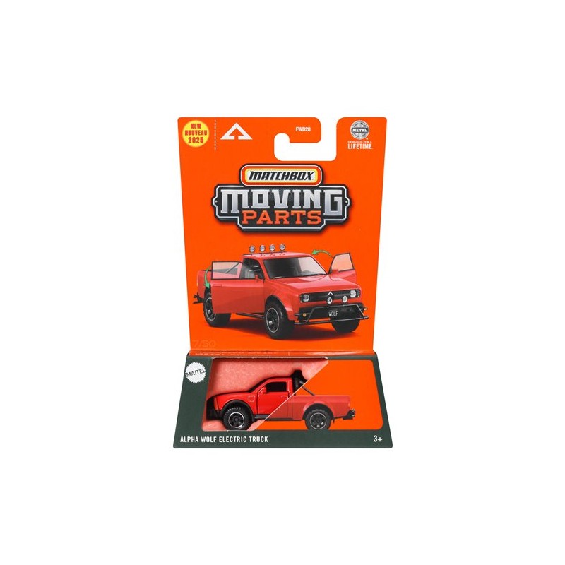 Matchbox Moving Parts Alpha Wolf Electric Truck