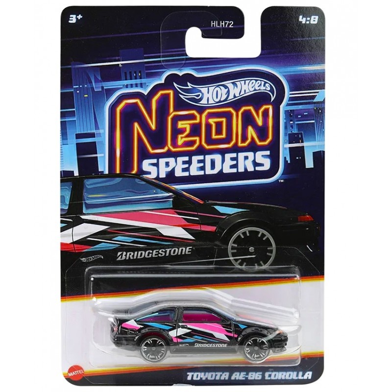 Hot Wheels Toyota AE-86 Corolla Neon Speeders