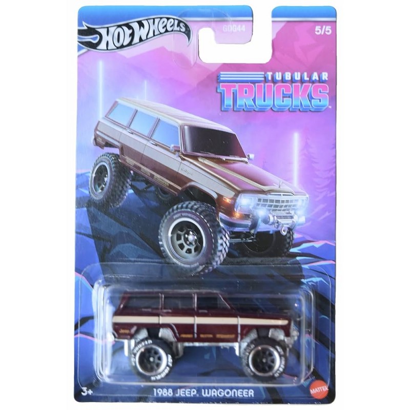 Hot Wheels 1988 Jeep Wagoneer Tubular Trucks