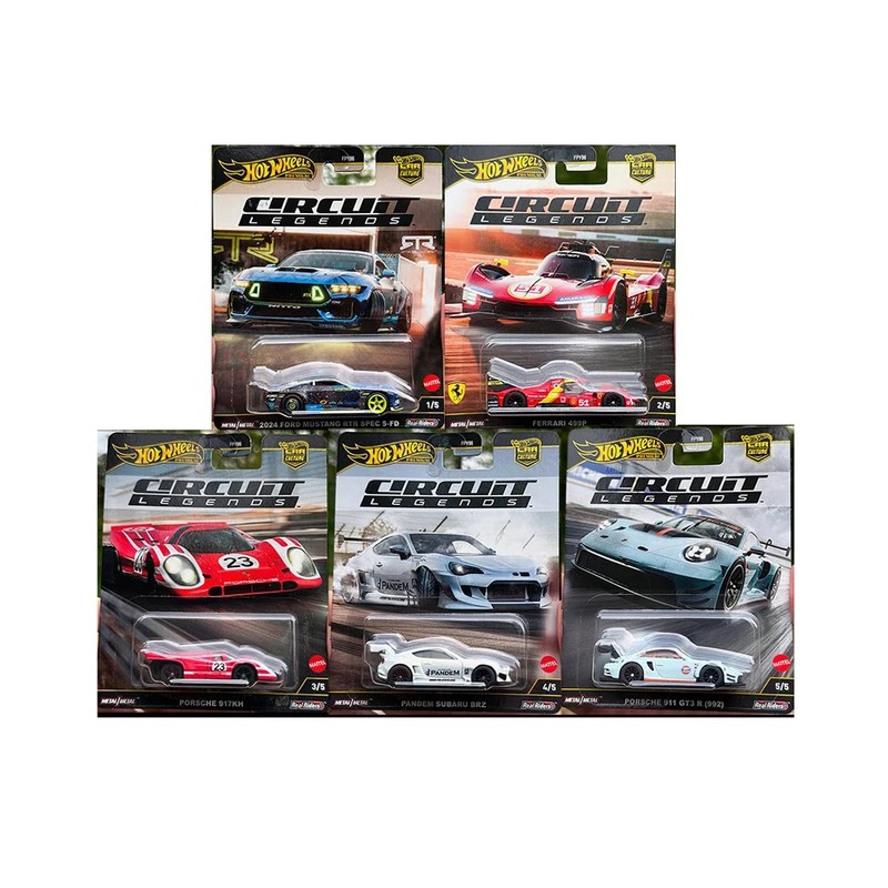 Hot Wheels Circuit Legends Set