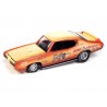 Racing Champions 1969 Pontiac GTO Orange & Cream Fade Arnie The Farmer