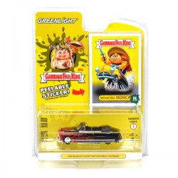 Greenlight 1950 Mercury Eight Convertible Lowrider Black with Flames "Menacing Monica" "Garbage Pail Kids"