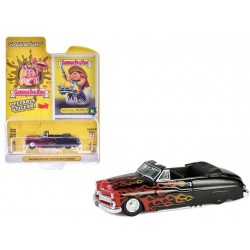 Greenlight 1950 Mercury Eight Convertible Lowrider Black with Flames "Menacing Monica" "Garbage Pail Kids"
