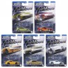 Hot Wheels Fast and Furious Mix K Silver Series Set x5