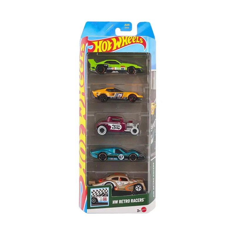 Hot Wheels HW Retro Racers Pack-5 2025